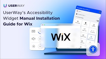 WIX Accessibility (Manual Install) - UserWay Installation Guide