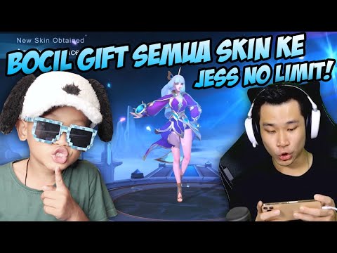 PARAH! BOCIL GIFT SEMUA SKIN EPIC, SPECIAL KE JESS NO LIMIT PAKE DUIT FROST DIAMOND SAMPAI EMOSI!