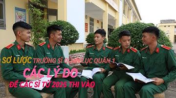 Thông tin chung về Trường sĩ quan Lục Quân 1 và các lý do các sĩ tử 2025 nên thi vào #tuyensinh #LQ1