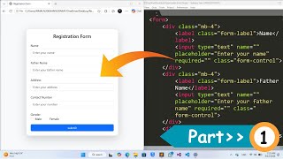 User Registration Form with PHP and MySQL Part 1 Creating a Registration Form