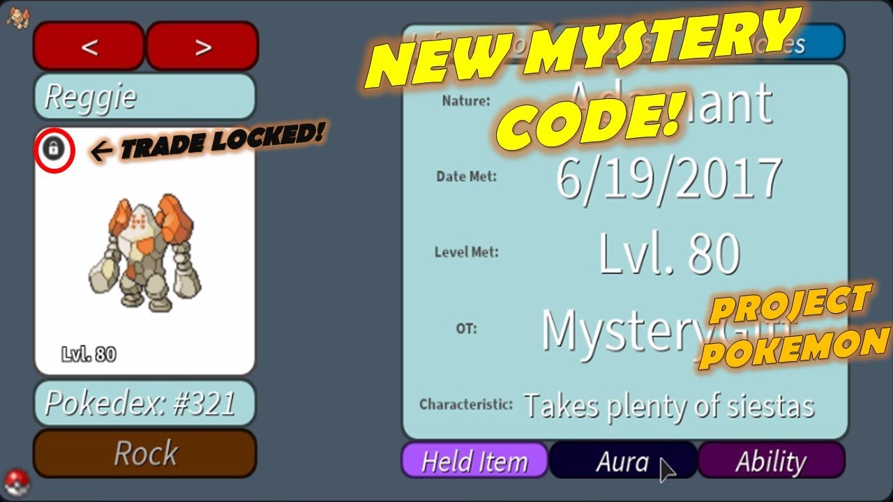 Roblox Project Pokemon 2 New Epic Codes Shiny Code Free Ability Not Expired By Paralyze - crazy 2 mystery gift codes project pokemonroblox