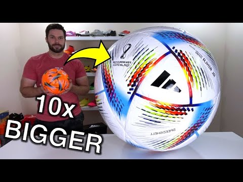 WORLD'S BIGGEST FOOTBALL - Is the $350 JUMBO 2022 World Cup ball worth it?  