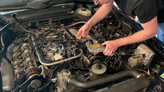 Mercedes M119 SL500 Valve Cover Gasket Replacement