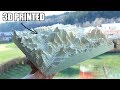 3D Printed Topographic Mount Everest Projection