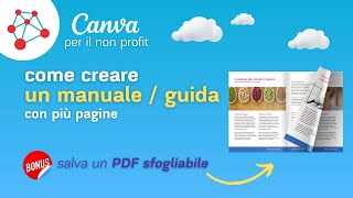 Crea un opuscolo con più pagine e salva un PDF sfogliabile | Tutorial Canva per il non profit