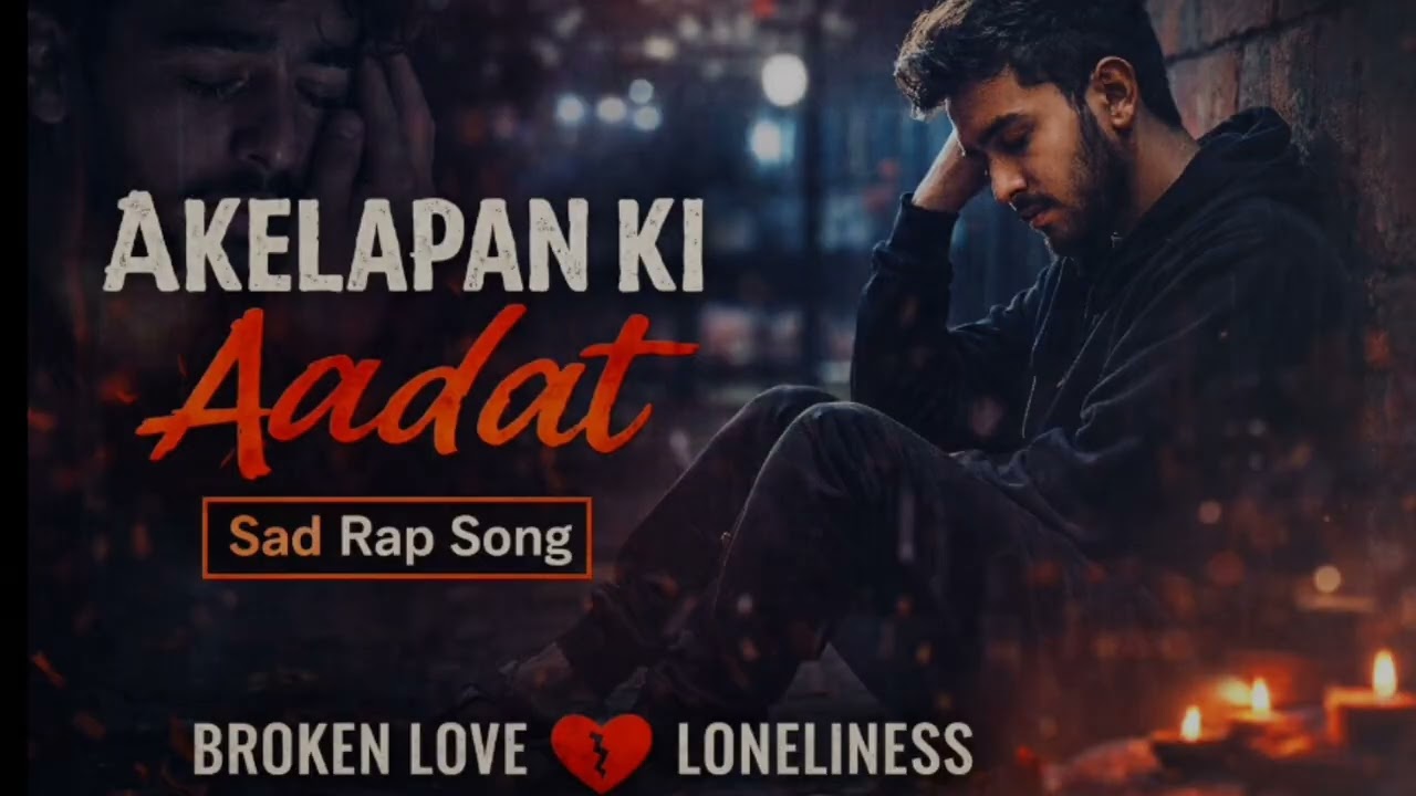 Akelapan Ki Aadat 💔 | Sad Hindi Rap Song 2026 | Heartbreak & Loneliness