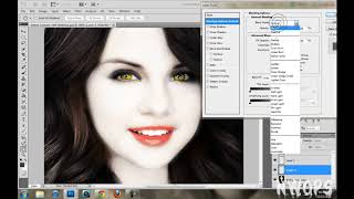 Adobe Photoshop CS6 Photoshop Vampire Transformation  Selena Gomez screenshot 5