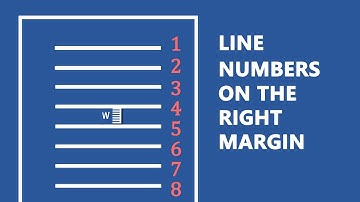 How to Align Line Numbers on the Right Margin in MS Word (2007-2013)