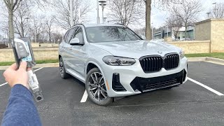 2023 BMW X3 sDrive30i: Start Up, Exhaust, Test Drive, Walkaround, POV and Review
