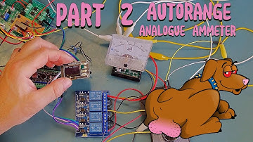 Auto Ranging Analogue Ammeter 1000VDC Potential  using an Arduino Nano