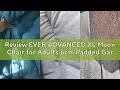 Review EVER ADVANCED XL Moon Chair for Adults 6cm Padded Garden Saucer Chair Grey | Heavy Duty Campi