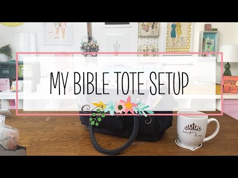 My Essentials: What's In My Bible Tote (Bible Study, Journal And Planner Supplies)