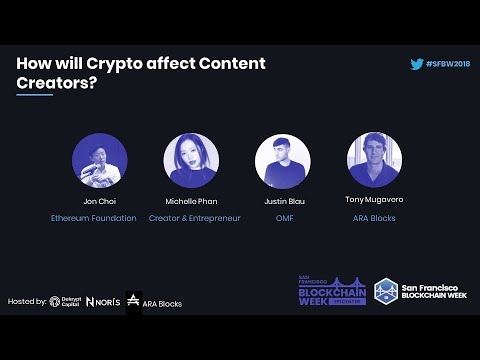 SFBW18: How will Crypto affect Content Creators? - 3LAU, Michelle Phan, Tony Mugavero and Jon Choi