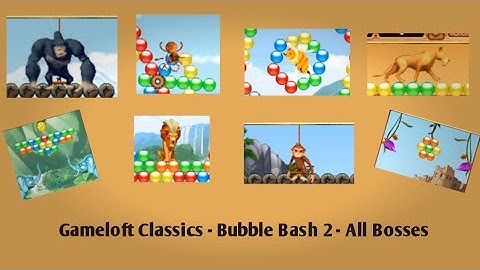 Gameloft Classics - Bubble Bash 2 - All Bosses
