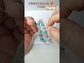 pulsera de flores de cristal en hilo parte 2 #tutorial #bisuteria #hechoamano  #manillasdehilo
