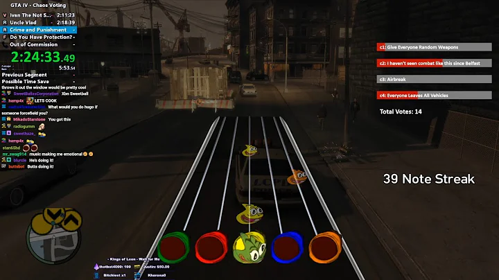 GTA IV Chat Voting Chaos Mod Attempt 2 Part 2 - Hugo_One Twitch Stream - 4/29/2023