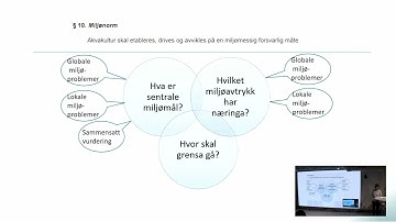 Seminar: Akvakultur - Kunnskapsgrunnlag og risiko - Del 2: "Rettslige perspektiver"