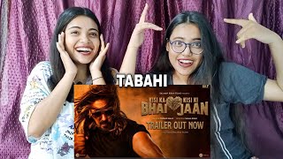 Kisi Ka Bhai Kisi Ki Jaan - Official Trailer Reaction| Salman Khan, Venkatesh D,Pooja H|Farhad Samji