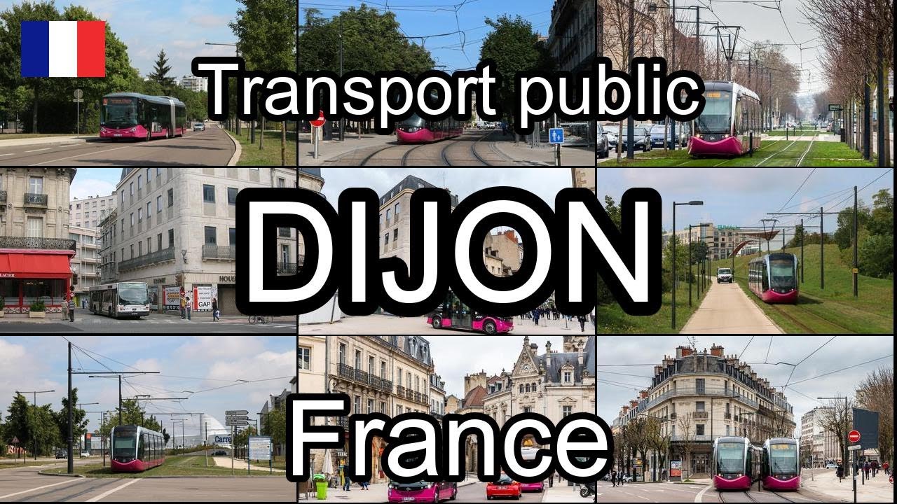 Dijon, France. Transport public