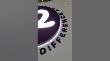 Exquisite customized light box sign board featuring push-through illuminated acrylic letters