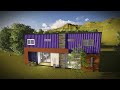 VIVIENDA CON 3 CONTENEDORES + STELL FRAME - 120 M2 TOTALES