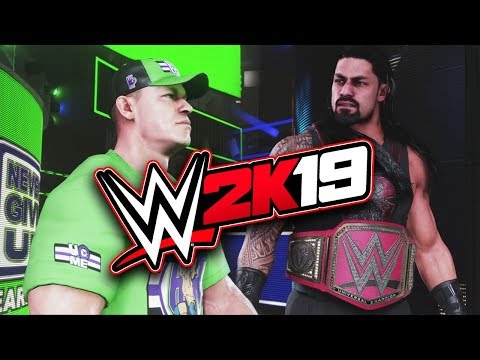 WWE 2K19 John Cena vs Roman Reigns Epic Full Match | WWE 2K19 Gameplay Xbox One X