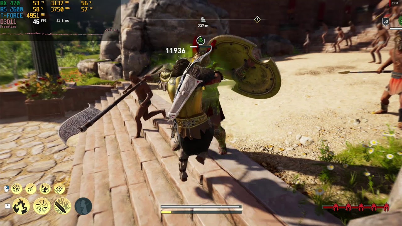 Assassins Creed Odyssey RX 470 Ryzen5 2600