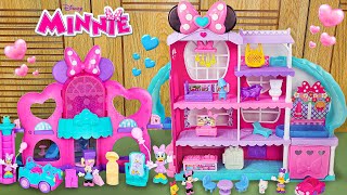 Satisfying with Unboxing Minnie Mouse Toys, Kitchen Cooking Set, Doll House Review ASMR