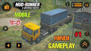 Mudrunner Mobile Hindi Gameplay Part:- 1 | The Rig | Mudrunner Mobile