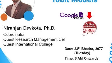 Logit, Probit and Tobit Models by Dr. Niranjan Devkota