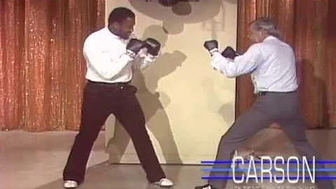 Boxer Joe Frazier Wants Johnny Carson to Hit Him in the Face, Tonight Show