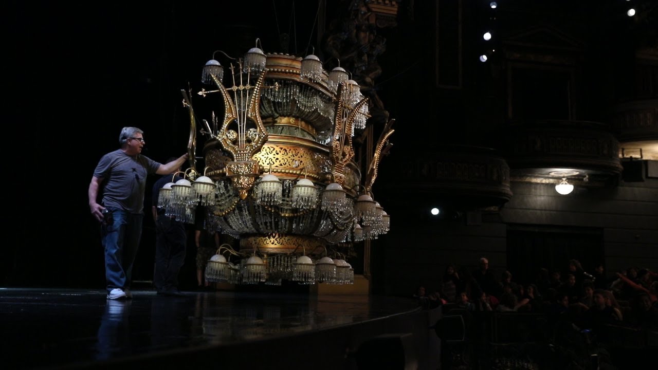 Exclusive backstage tour of Broadway's Phantom of the Opera - YouTube