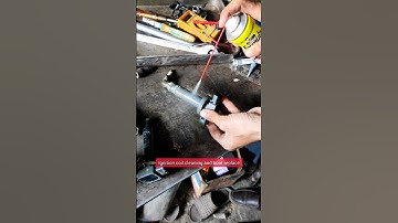 Ignition coil cleaning #ignitioncoil #automobile #carhacks #mechanic #shorts