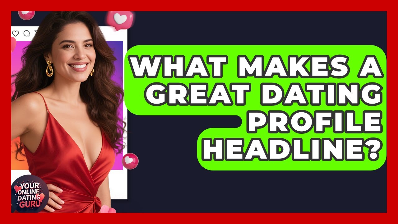 What Makes A Great Dating Profile Headline? - Your Online Dating Guru