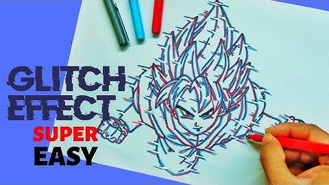 How to Draw GLITCH Like a BOSS *glitch (font) tutorial*