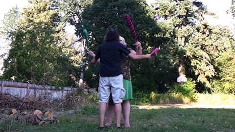 Joe & Sabrina Partner Poi Slow Motion