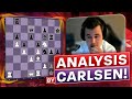 Magnus Carlsen Analyzes His Last Game Against Teimour Radjabov