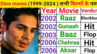 Dino morea (1999-2024) all movies list | Dino Morea Hit and flop movies