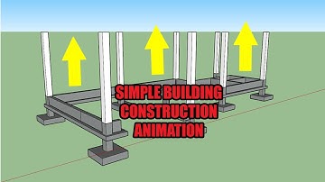 Simple Building Construction Animation Sequence | SketchUp Animation | Lumion Rendering