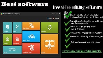 free video editing software | idoo Video Editor Pro 3.0.0
