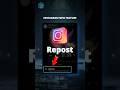 How to Repost Reels on Instagram | Instagram Repost New Feature Kiya Hai #shorts #instagram #repost