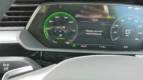 How to regenerate charge on Audi E-tron