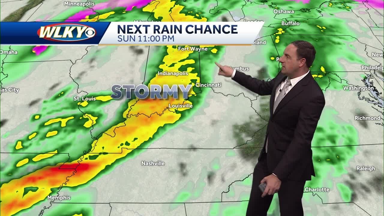 Strong to severe storms possible Sunday night - YouTube