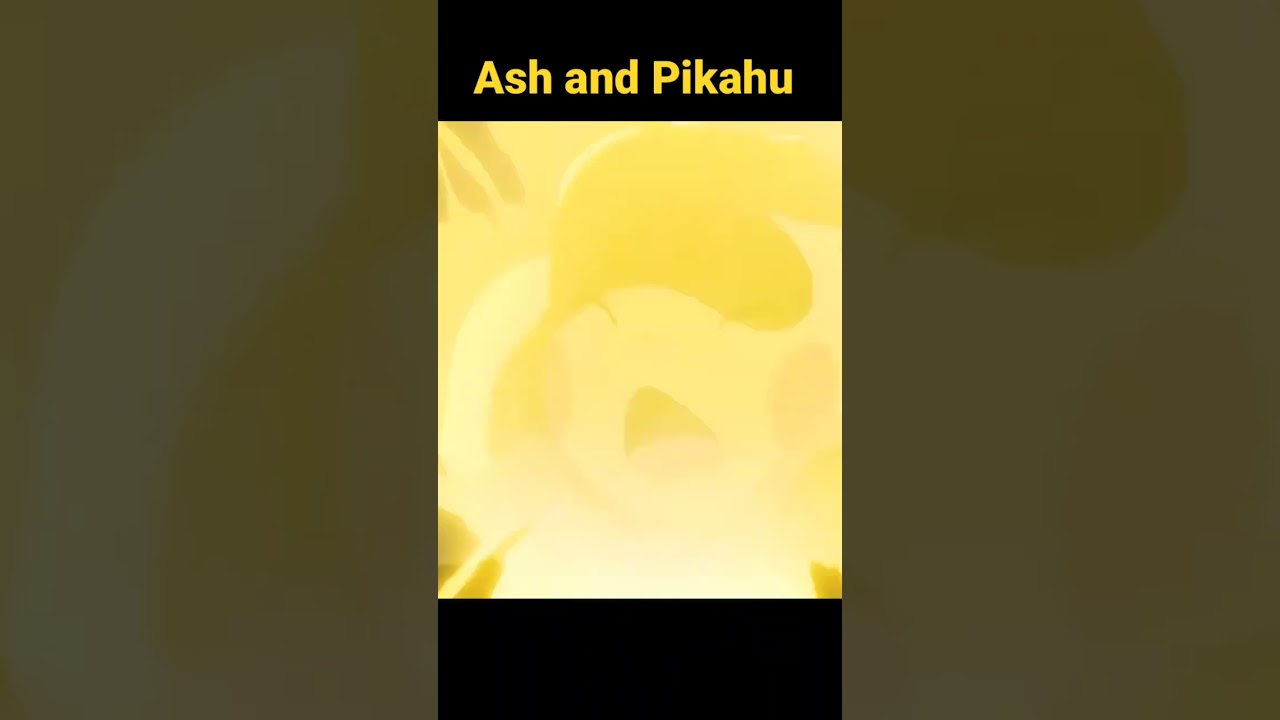Ash and Pikahu 😊 