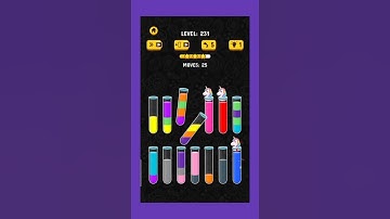 Color Water Sort 3D Level 231 #games #gaming #gamingvideos #gameplay #gamophobia #mobilegames