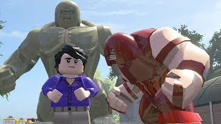 Hulk Vs Big Abomination Vs Juggernaut - LEGO Marvel Super Heroes Games