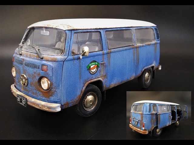 Revell 1/24 easy-click VW T2 Bus model kit review