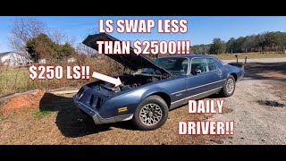 EASIEST AND CHEAPEST WAY TO LS SWAP #lsswap #pontiac #firebird #howto #cars #lsx