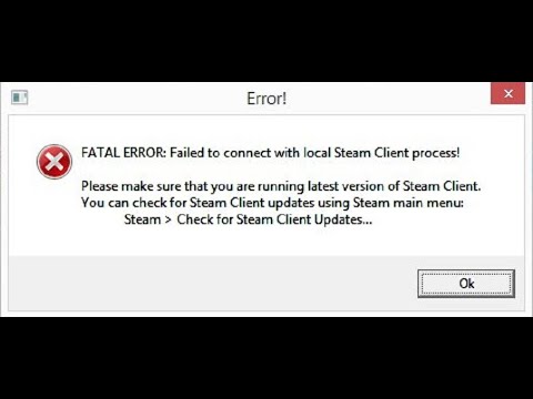 Ошибка «Fatal Error failed to connect to local steam client process» при запуске CS:GO
