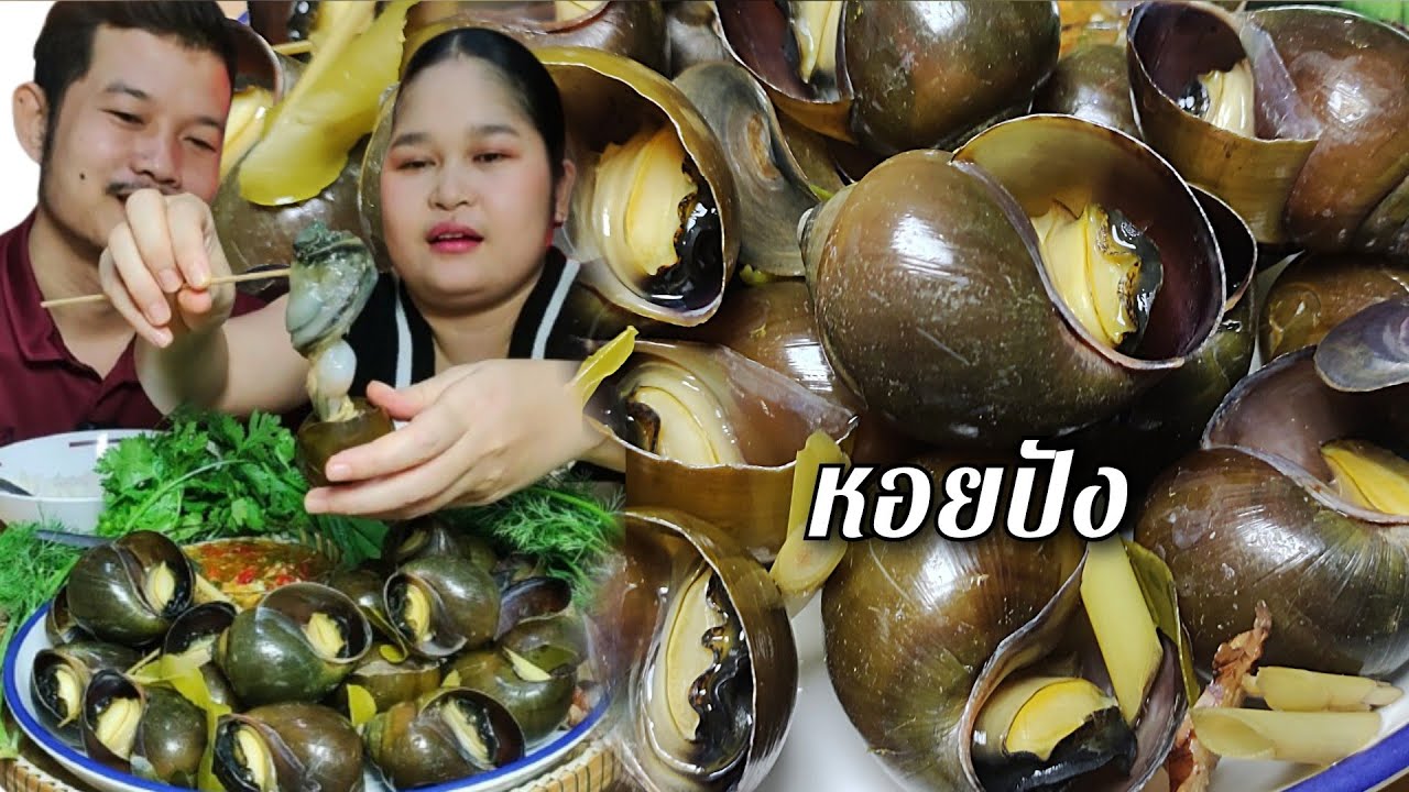 หอยปังใหญ่ น้ำจิ้มตำมือแซ่บๆจ้า